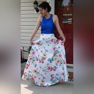 - Two Piece Formal Prom Dress